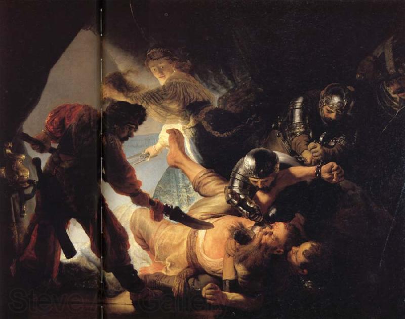 Rembrandt van rijn The Blinding of Samson